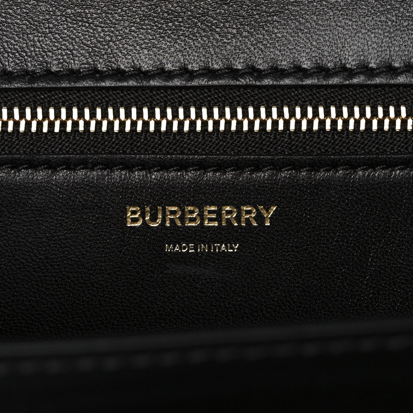 Calfskin Monogram Embossed Medium TB Chain Bag Black