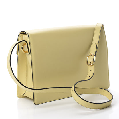 Gucci Textured Calfskin Medium Torchon GG Ring Shoulder Bag Butter 3 of 12