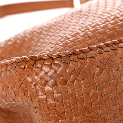 Prada Goatskin Woven Hobo Nudo 12 of 21