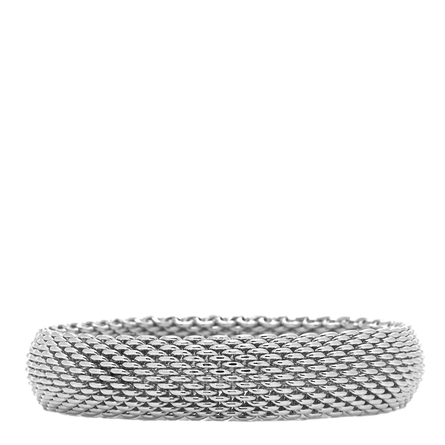 Tiffany Sterling Silver Somerset Mesh Bracelet 1 of 4