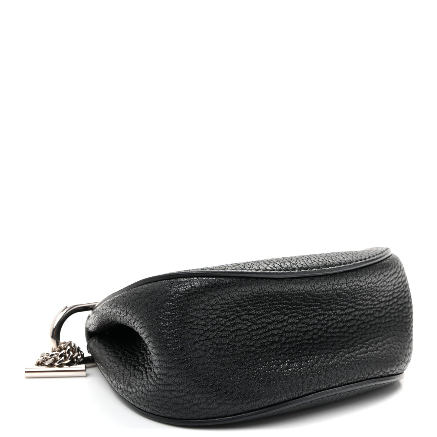 Grained Lambskin Mini Drew Shoulder Bag Black