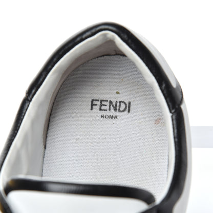 Fendi X JOSHUA VIDES Nappa Rockoclick Slip On Sneakers 37.5 Snow White Black 6 of 20