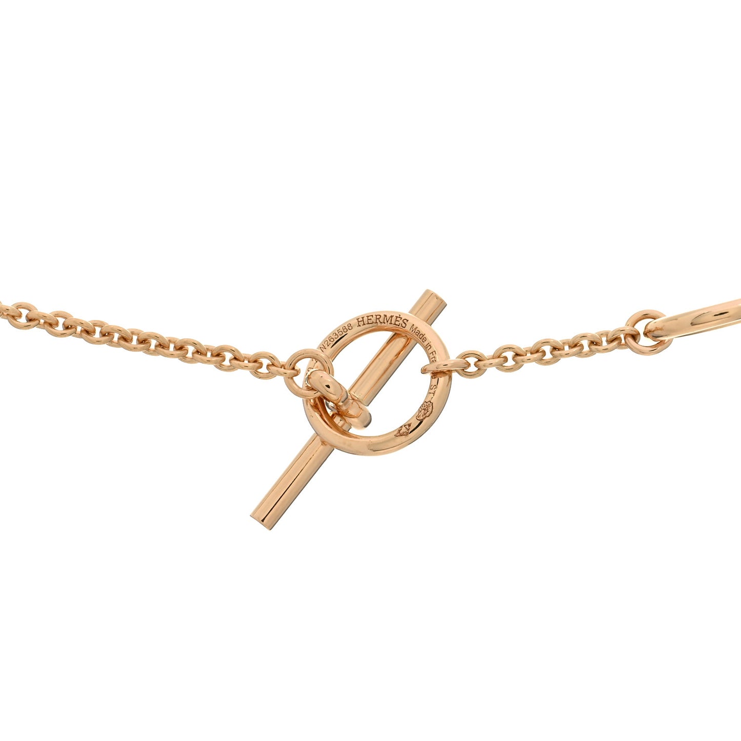18K Rose Gold Diamond TPM Vertige Coeur Necklace ST