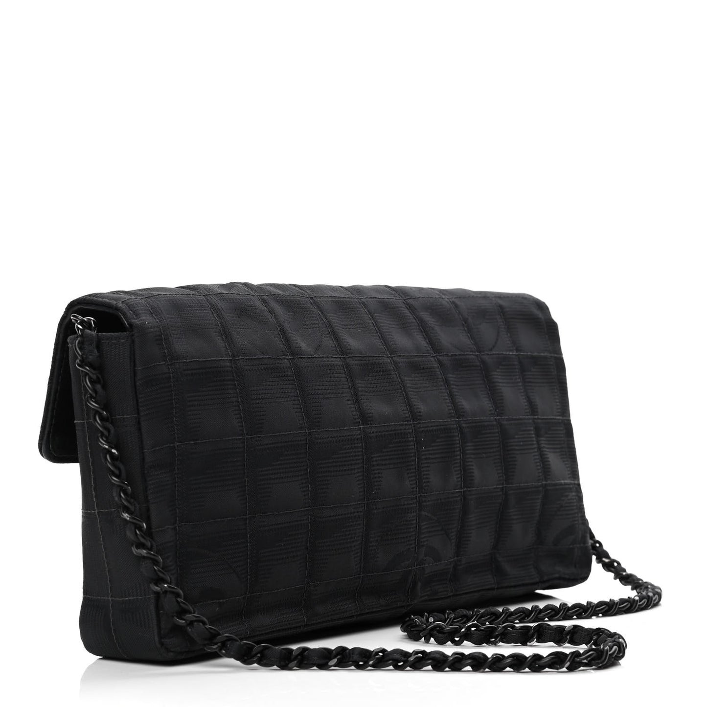 Nylon Travel East West Flap Black