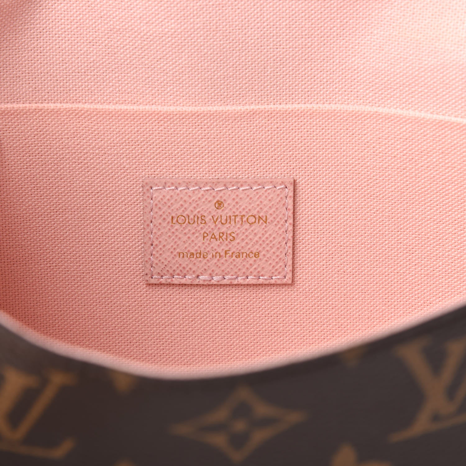 Louis Vuitton Monogram Valentine Dog Pochette Felicie Chain Wallet 8 of 9