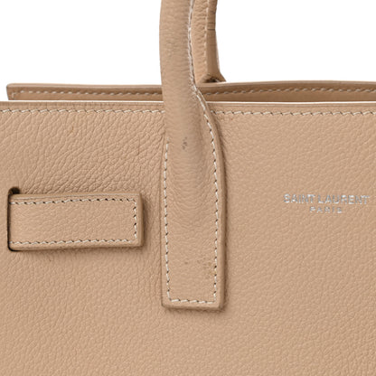 Saint Laurent Grained Calfskin Nano Sac De Jour Dark Beige 10 of 17