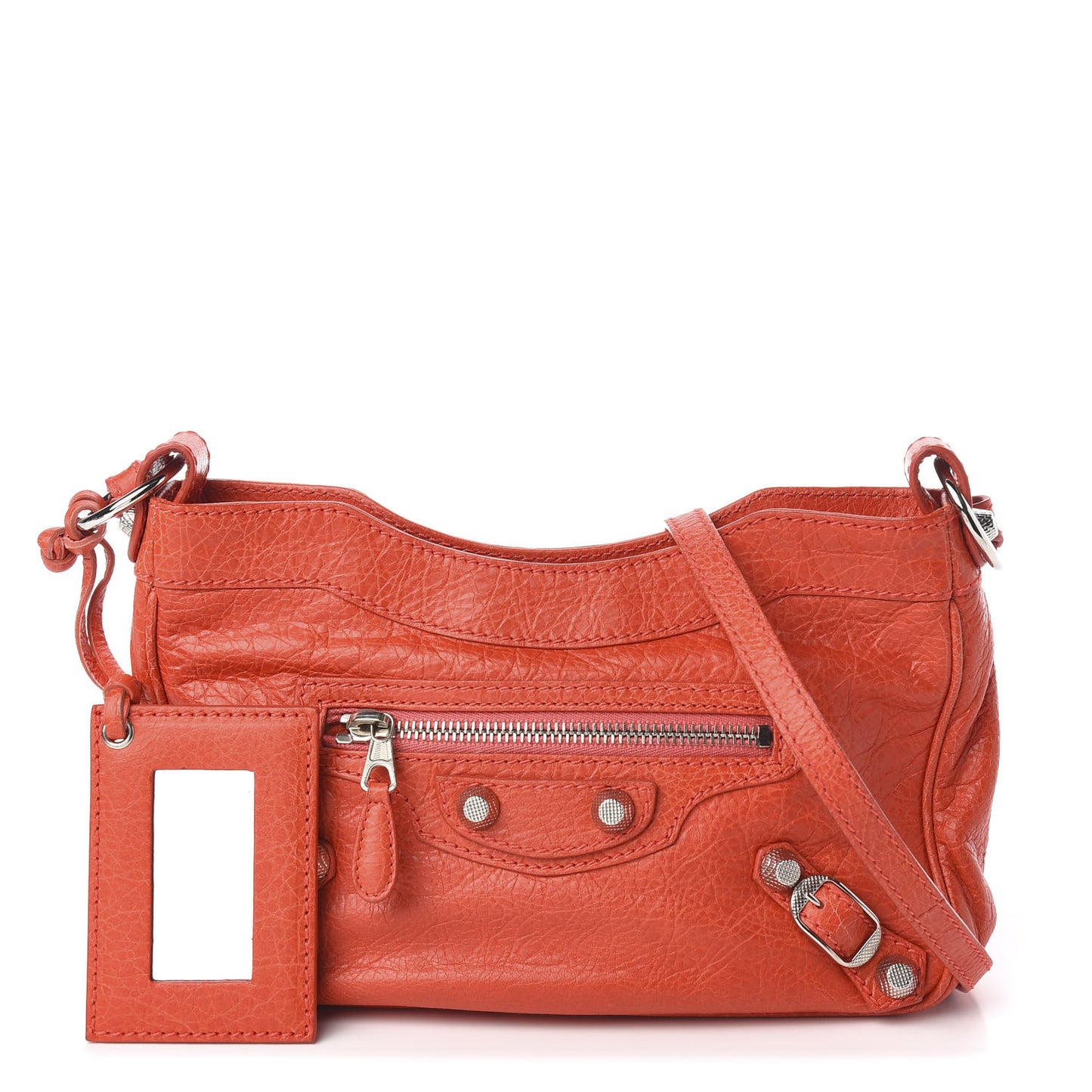 Agneau Giant 12 Silver Hardware Hip Rose Corail