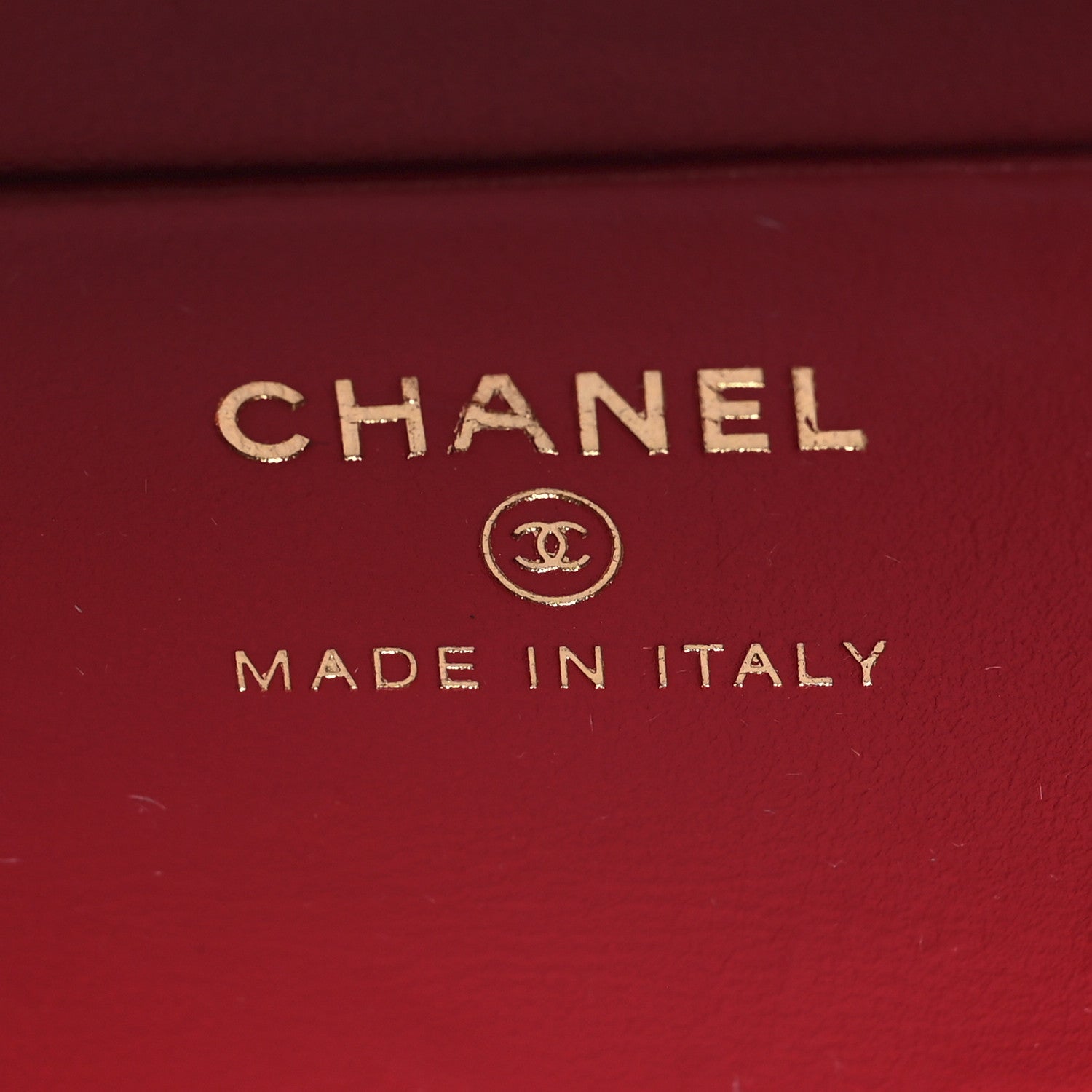 Chanel Caviar Quilted Filigree Vanity Clutch With Chain Red 6 of 11