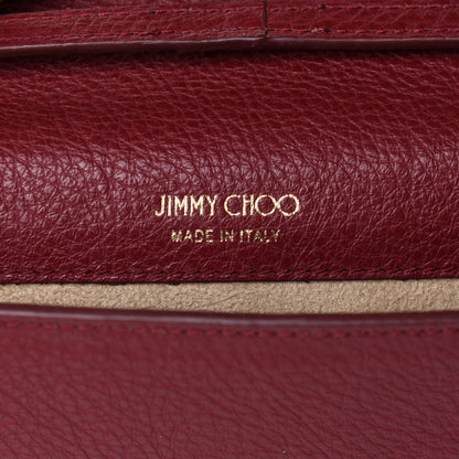 Jimmy Choo Grainy Pebbled Calfskin Rebel Crossbody Bag Pomerol 6 of 10