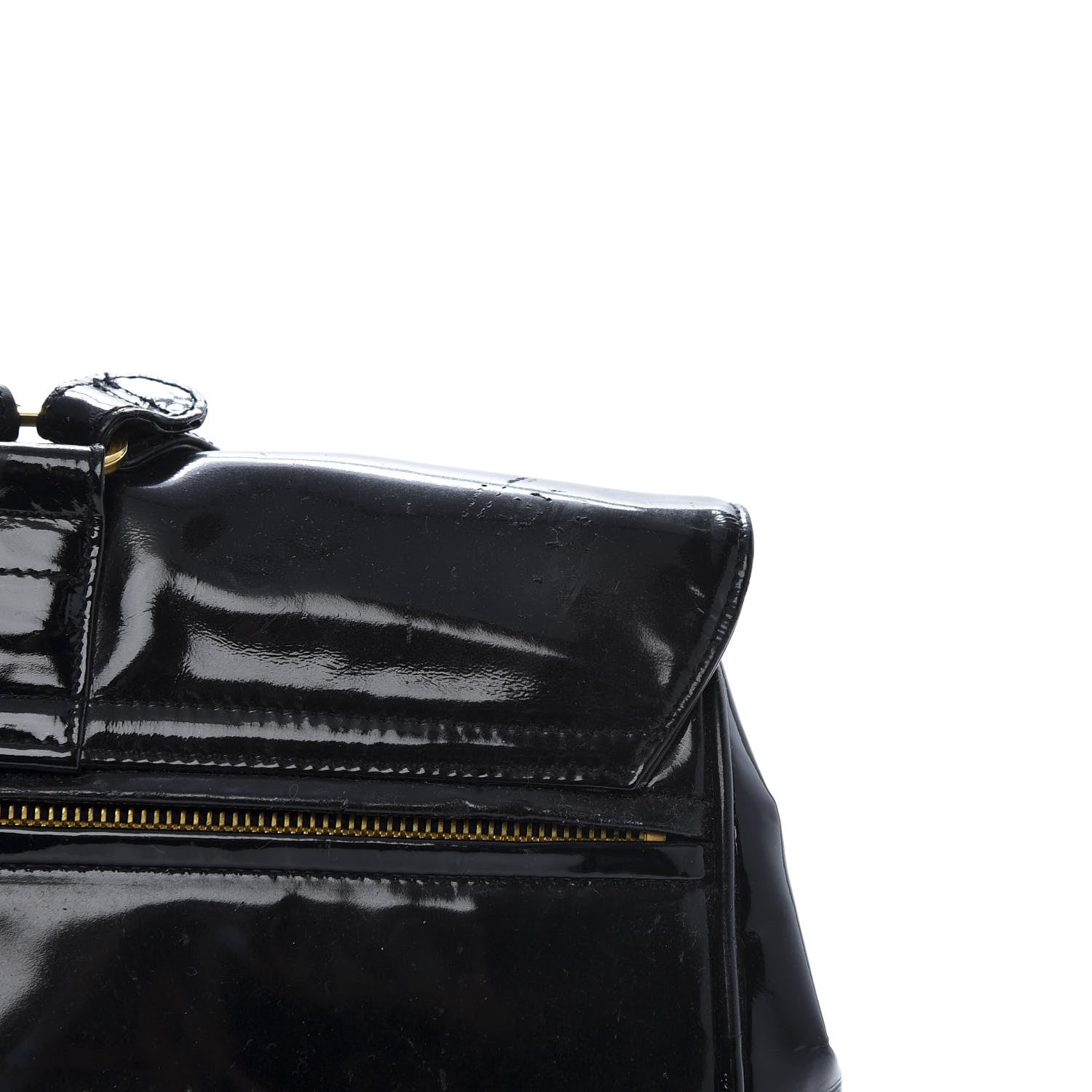 Chanel Patent CC Drawstring Backpack Black 15 of 17