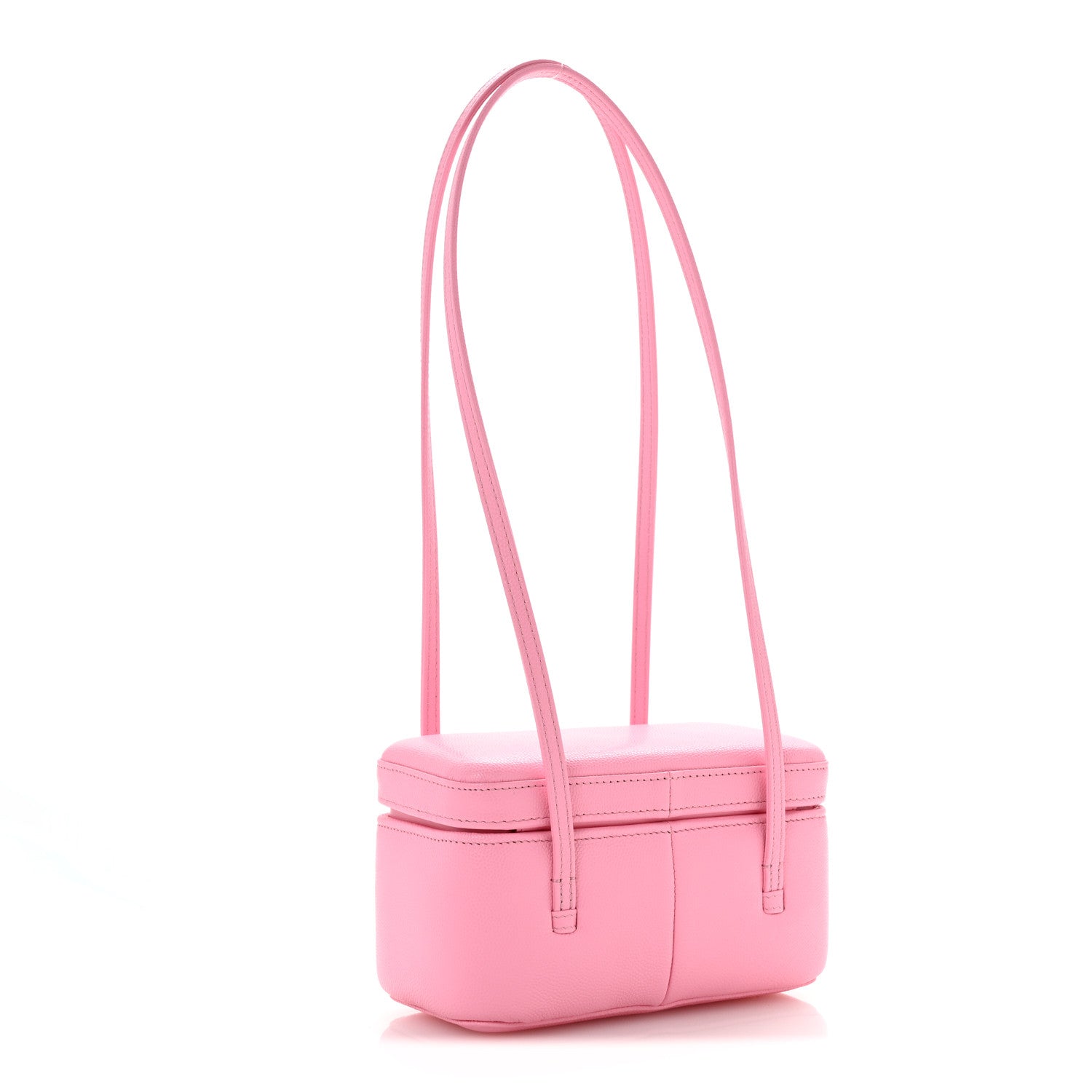 Chanel Shiny Caviar Preppy Coco Long Vanity With Strap Rose 3 of 12