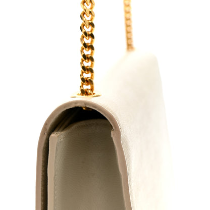 Saint Laurent Grain De Poudre Medium Classic Monogram Kate Satchel Crema Soft 11 of 14