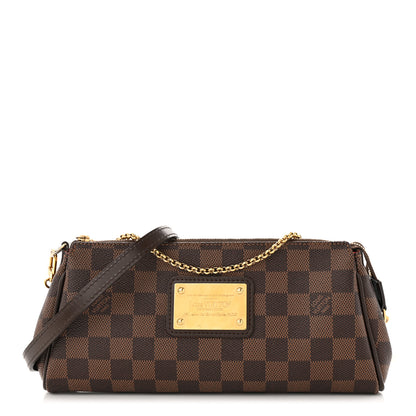Louis Vuitton Damier Ebene Eva Clutch 1 of 12