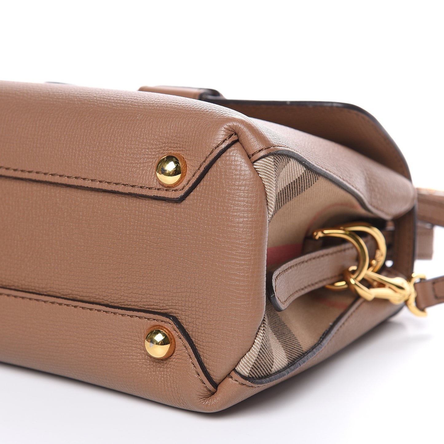 Derby Calfskin House Check Small Camberley Dark Sand