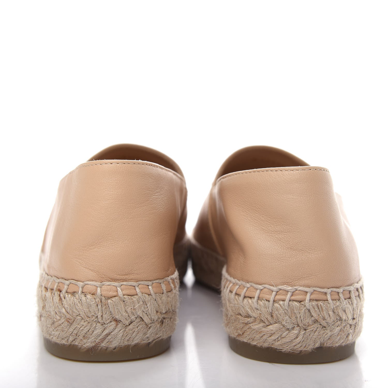 Chanel Lambskin CC Espadrilles 38 Beige Black 7 of 11