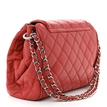 Chanel Caviar Quilted Timeless Accordion Flap Red 3 of 15