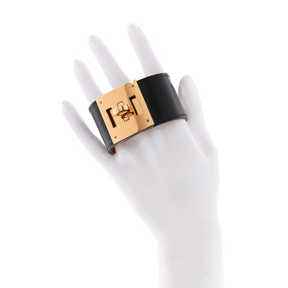 Hermes Chamonix Kelly Dog Bracelet Black 2 of 6