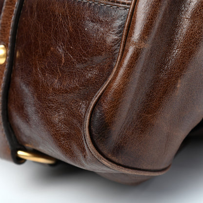 Miu Miu Vitello Lux Medium Bow Bag Brown 8 of 9