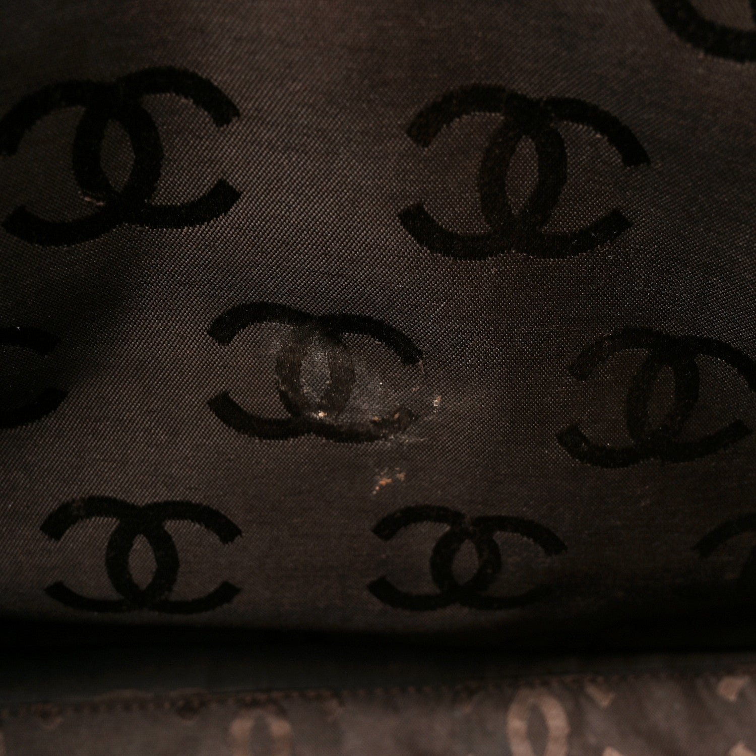 Chanel Calfskin Stitched Chocolate Bar Shopping Tote Dark Brown 11 of 19