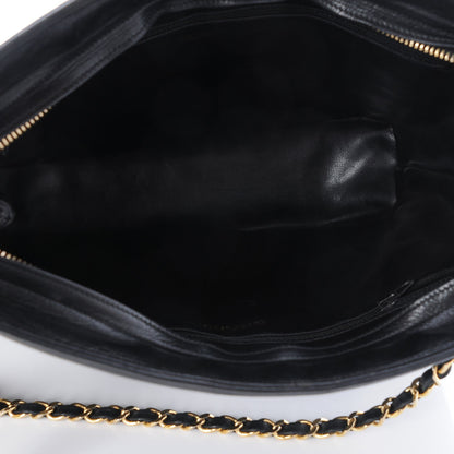 Chanel Lambskin Quilted Shoulder Bag Black 5 of 9