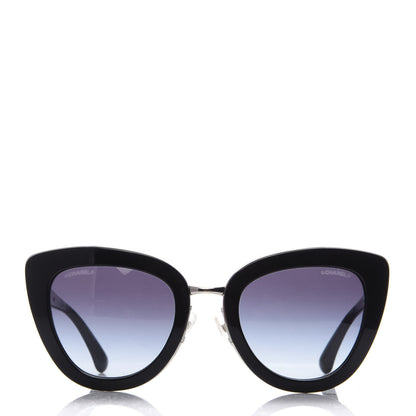 Chanel Cat Eye Quilted Sunglasses 5388 Black 2 of 8