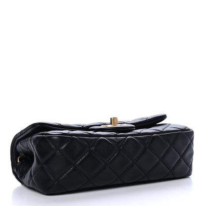 Chanel Lambskin Quilted Mini Rectangular Pearl Crush Flap Black 3 of 4