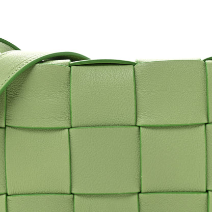 Bottega Veneta Grained Calfskin Maxi Intrecciato Cassette Crossbody Bag Pistachio 8 of 11