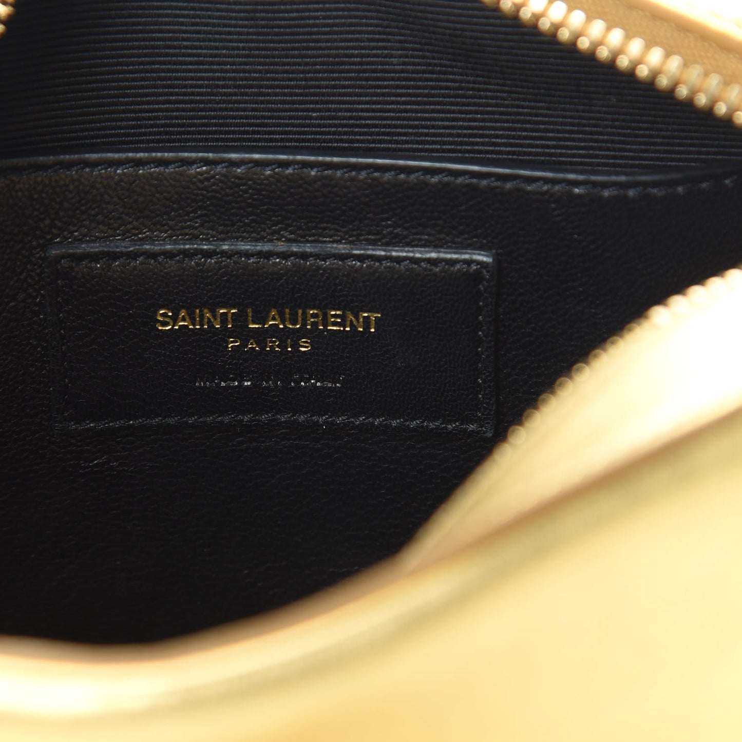 Metallic Calfskin Small Classic Monogram Camera Bag Gold