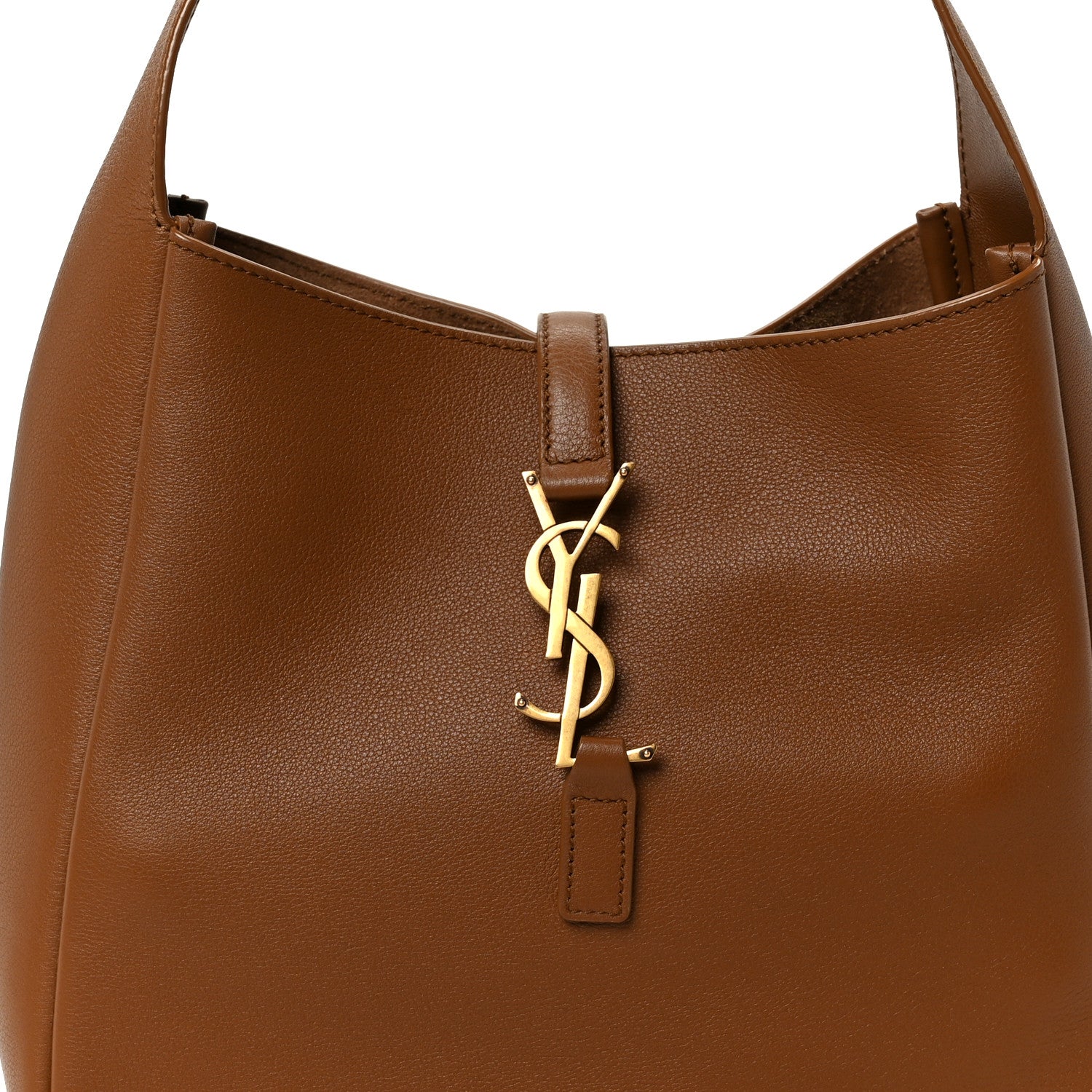 Saint Laurent Smooth Calfskin Small Le 5 A 7 Soft Hobo Fox 8 of 11