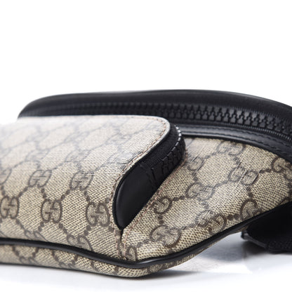 Gucci GG Supreme Monogram Belt Bag Black 7 of 11