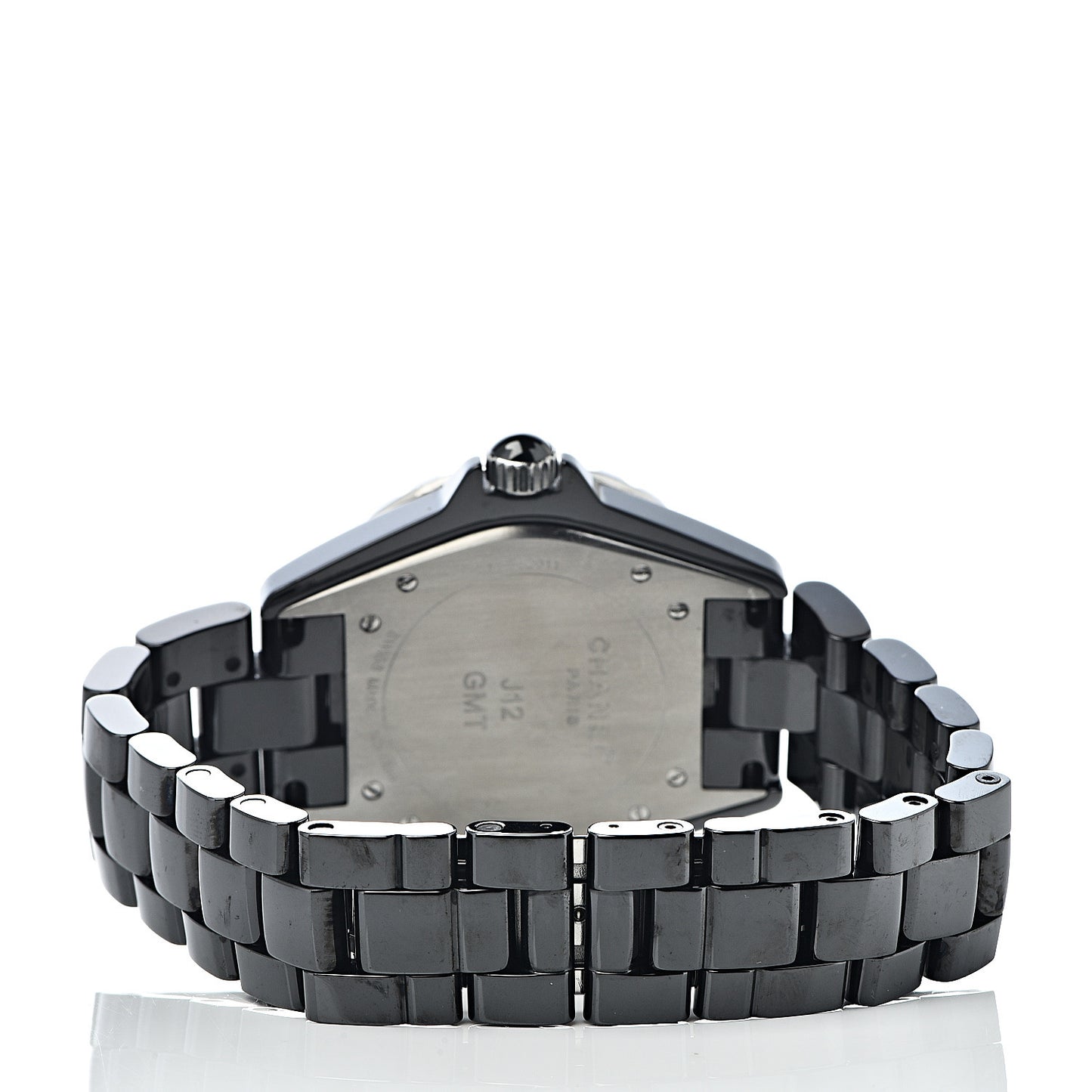 Stainless Steel Ceramic 41mm J12 GMT Automatic Watch Black