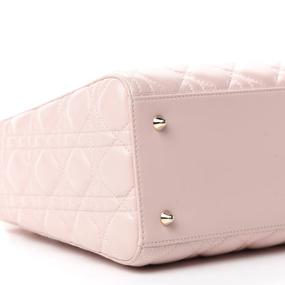 Christian Dior Lambskin Cannage Medium Lady Dior Light Pink 6 of 12