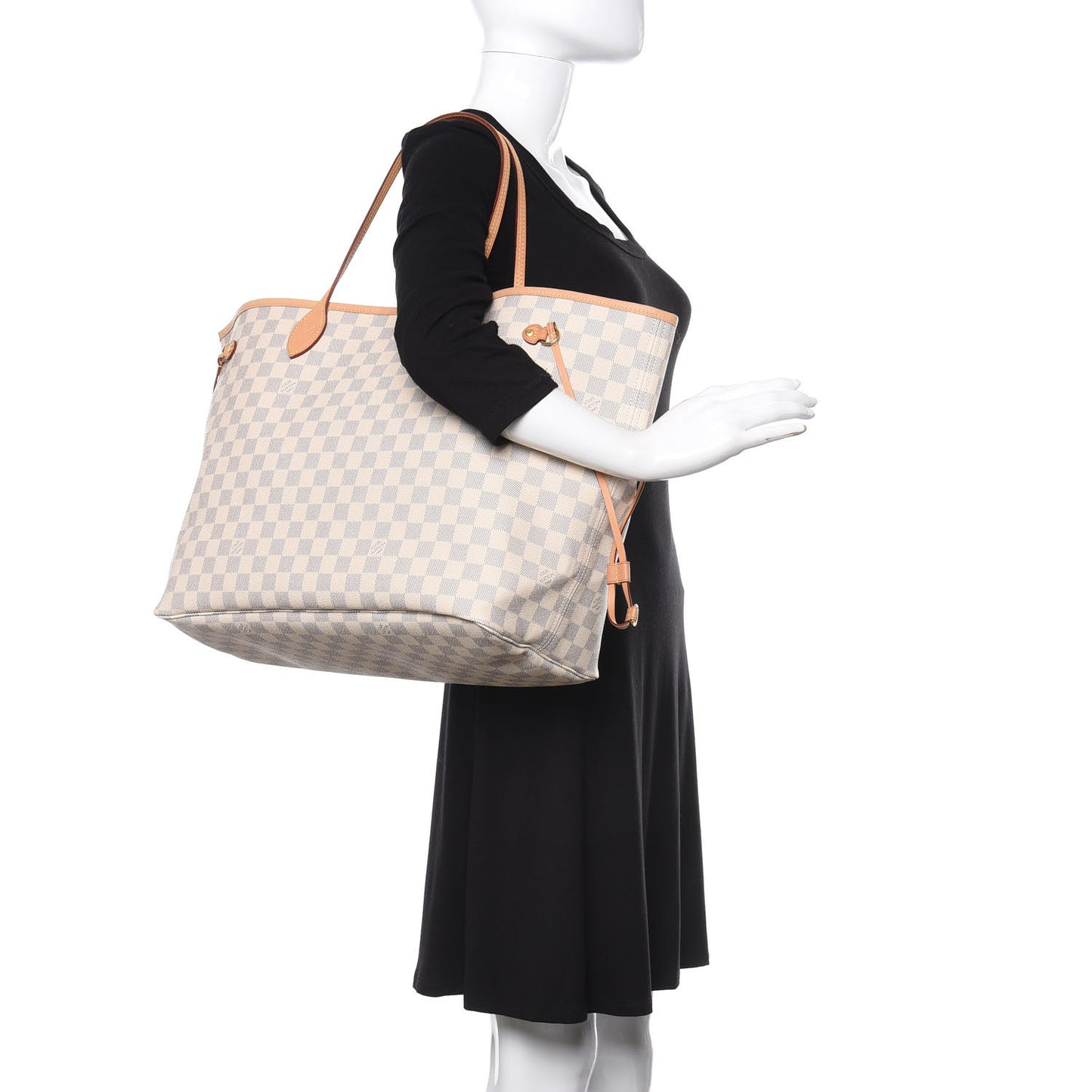 Damier Azur Neo Neverfull GM Rose Ballerine