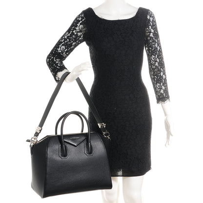 Givenchy Sugar Goatskin Medium Antigona Black 2 of 8