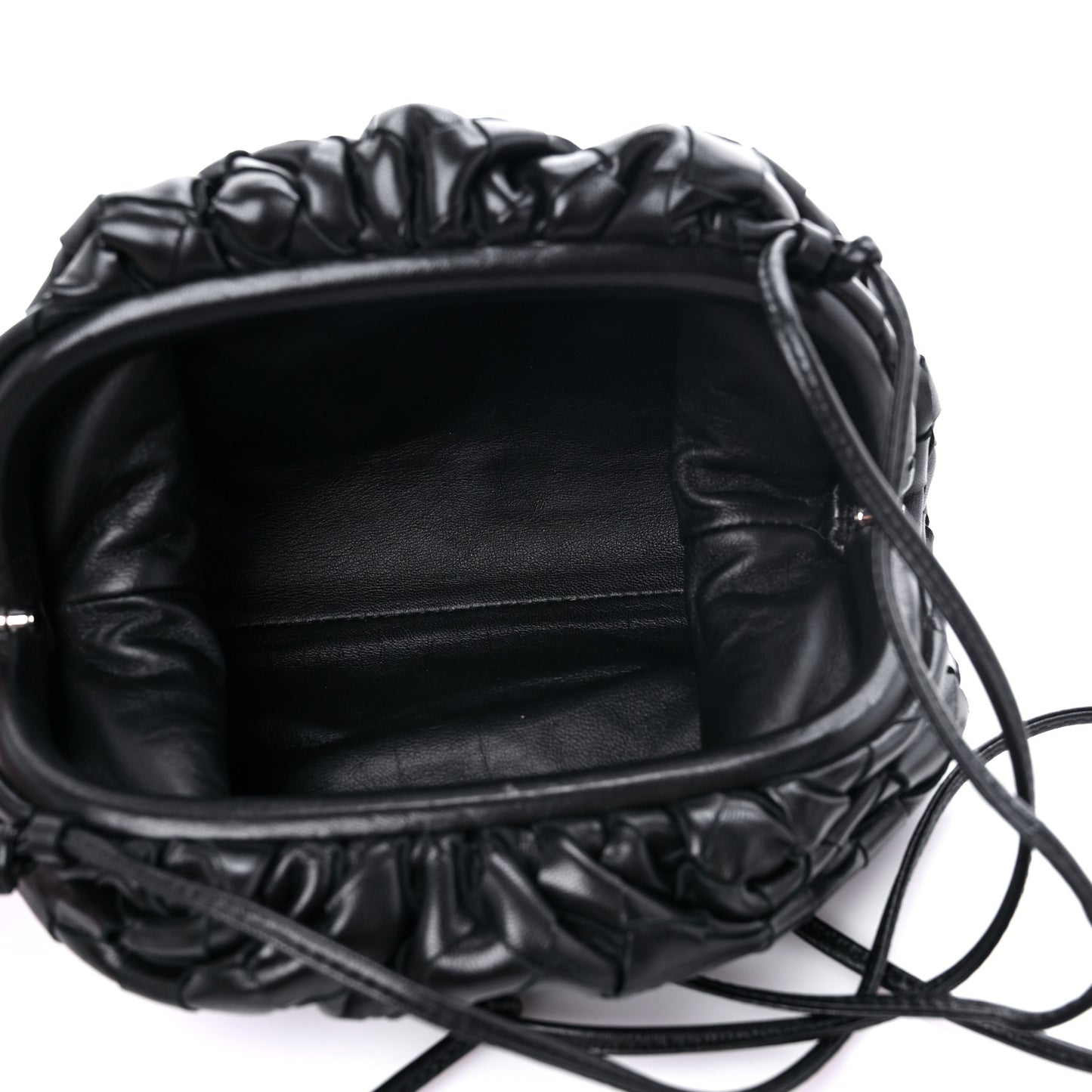 Nappa Intrecciato The Mini Pouch Black