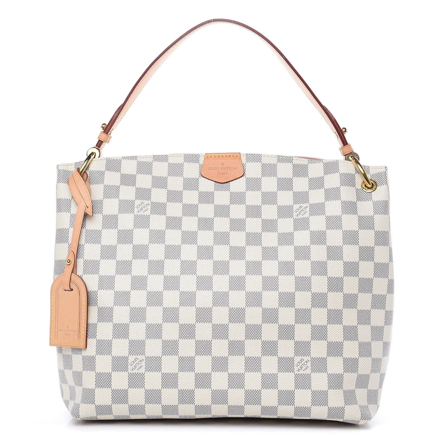 Damier Azur Graceful PM Rose Ballerine