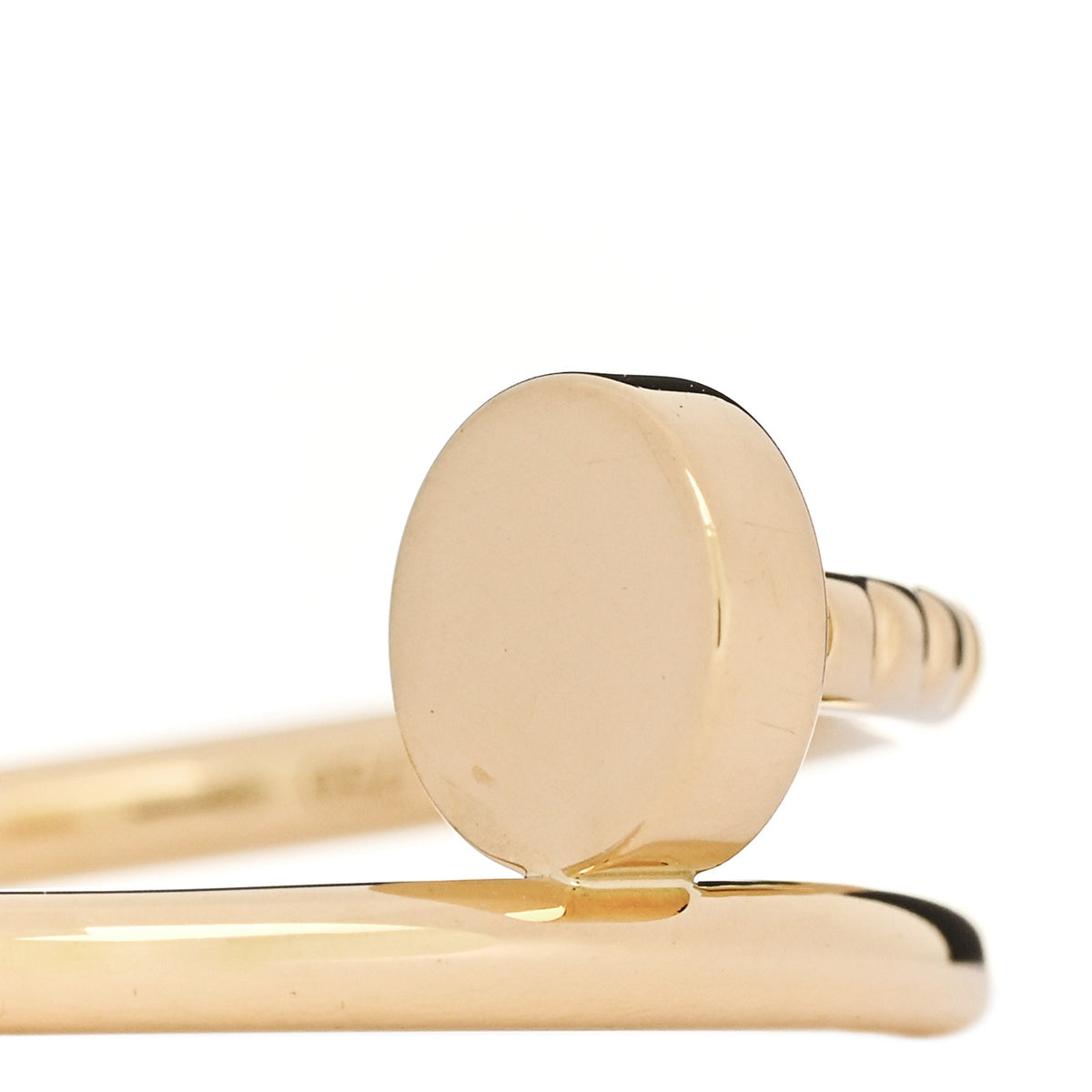 Cartier 18K Yellow Gold Small Juste Un Clou Ring 49 5 4 of 6