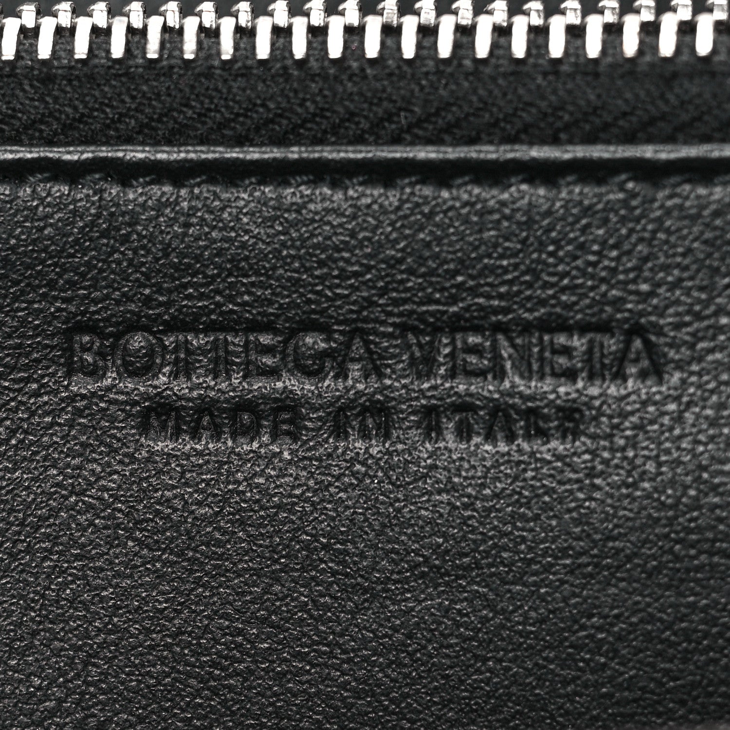 Bottega Veneta Nappa Maxi Intrecciato Zip Around Wallet Black 6 of 6