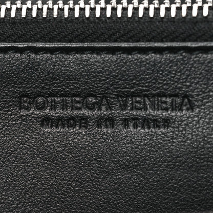 Bottega Veneta Nappa Maxi Intrecciato Zip Around Wallet Black 6 of 6