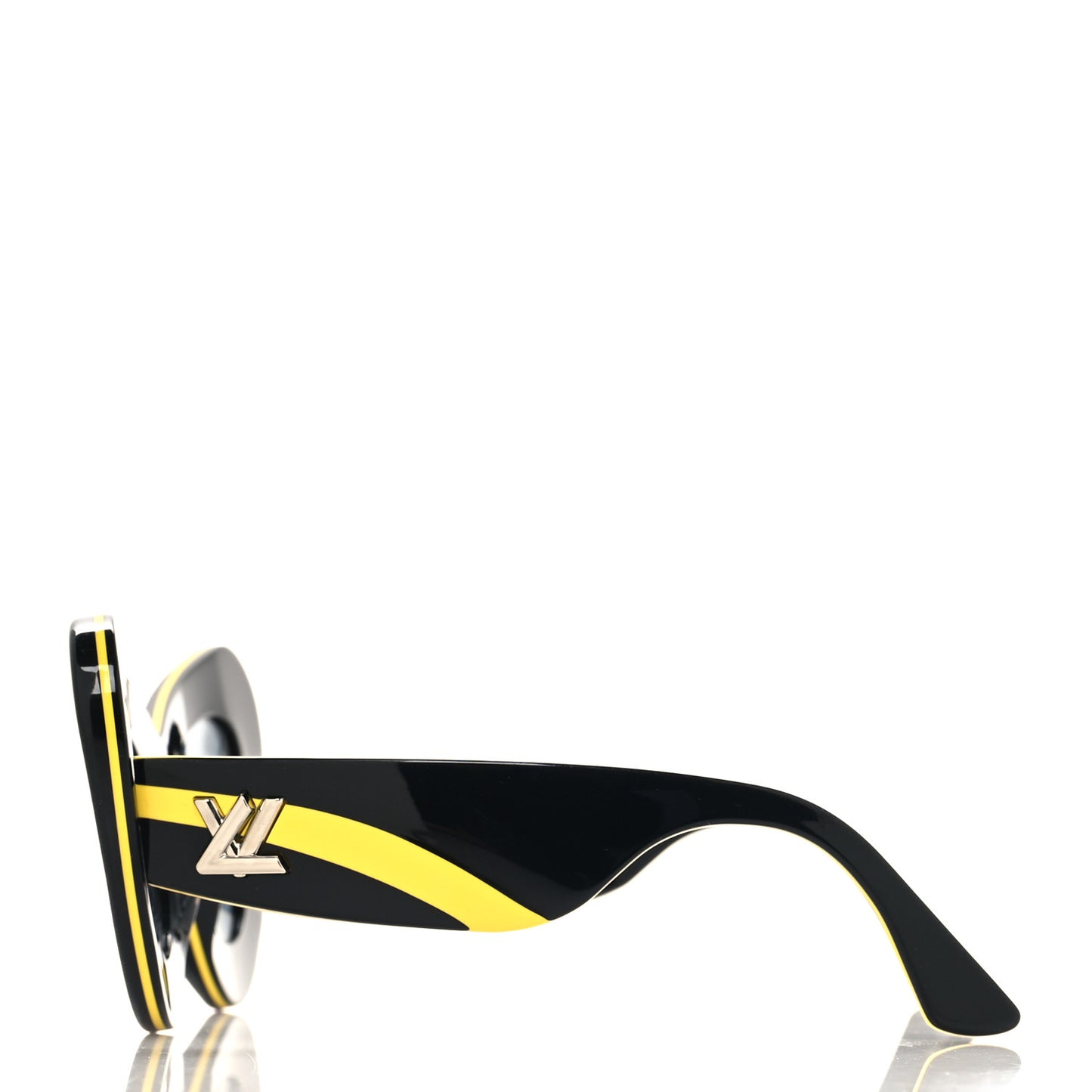 Acetate Cat Eye LV Sunglasses Z0835W Black