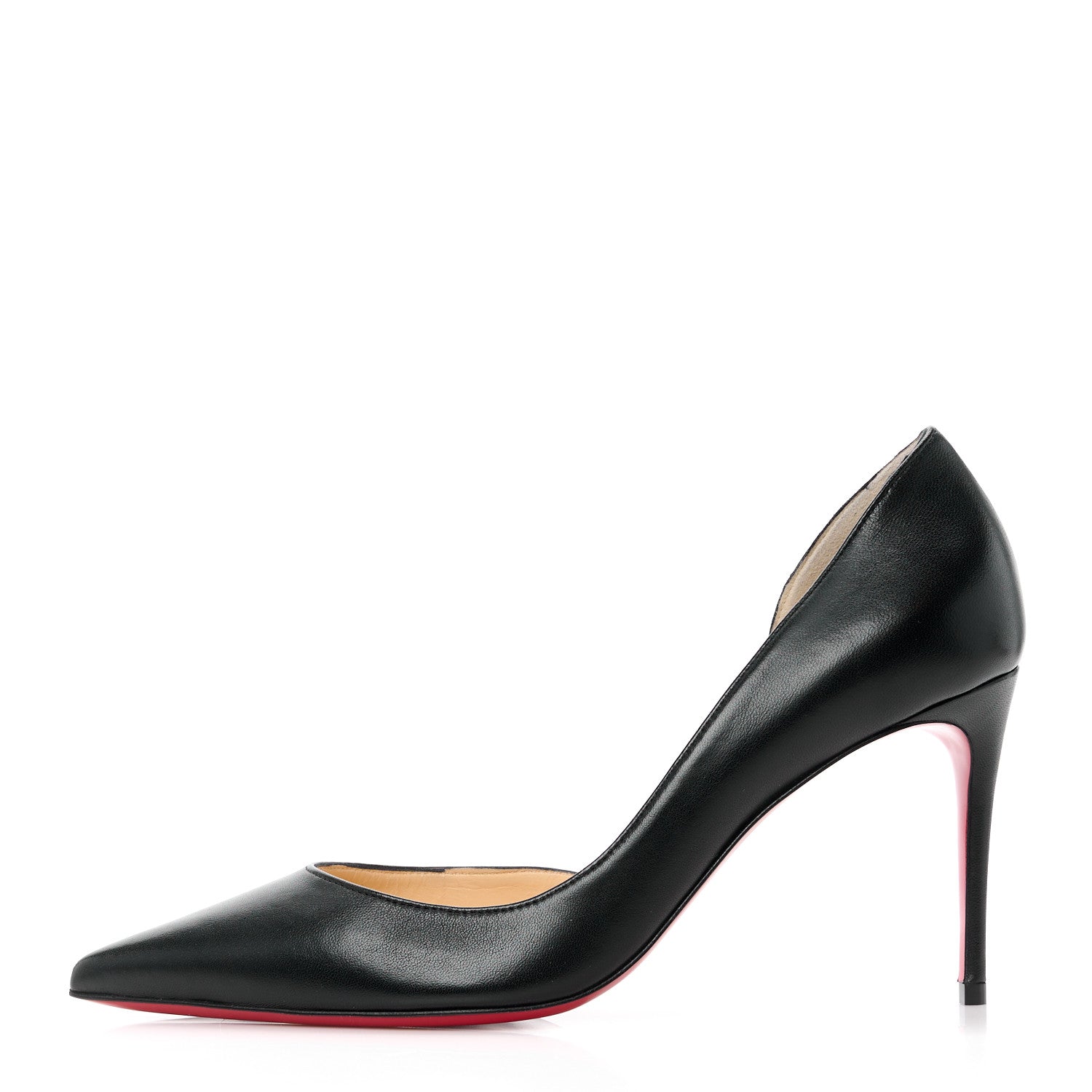 Christian Louboutin Shiny Nappa Iriza 85 Pumps 38 Black 1 of 10