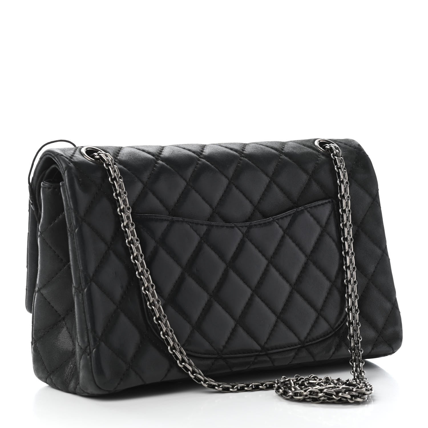 Chanel Iridescent Calfskin Quilted 2.55 Reissue 226 Flap Black 3 of 9