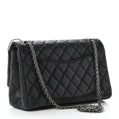 Chanel Iridescent Calfskin Quilted 2.55 Reissue 226 Flap Black 3 of 9