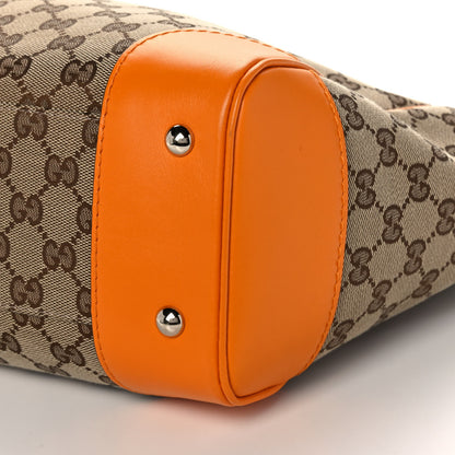 Gucci Monogram Web Medium Mayfair Tote Orange 9 of 11