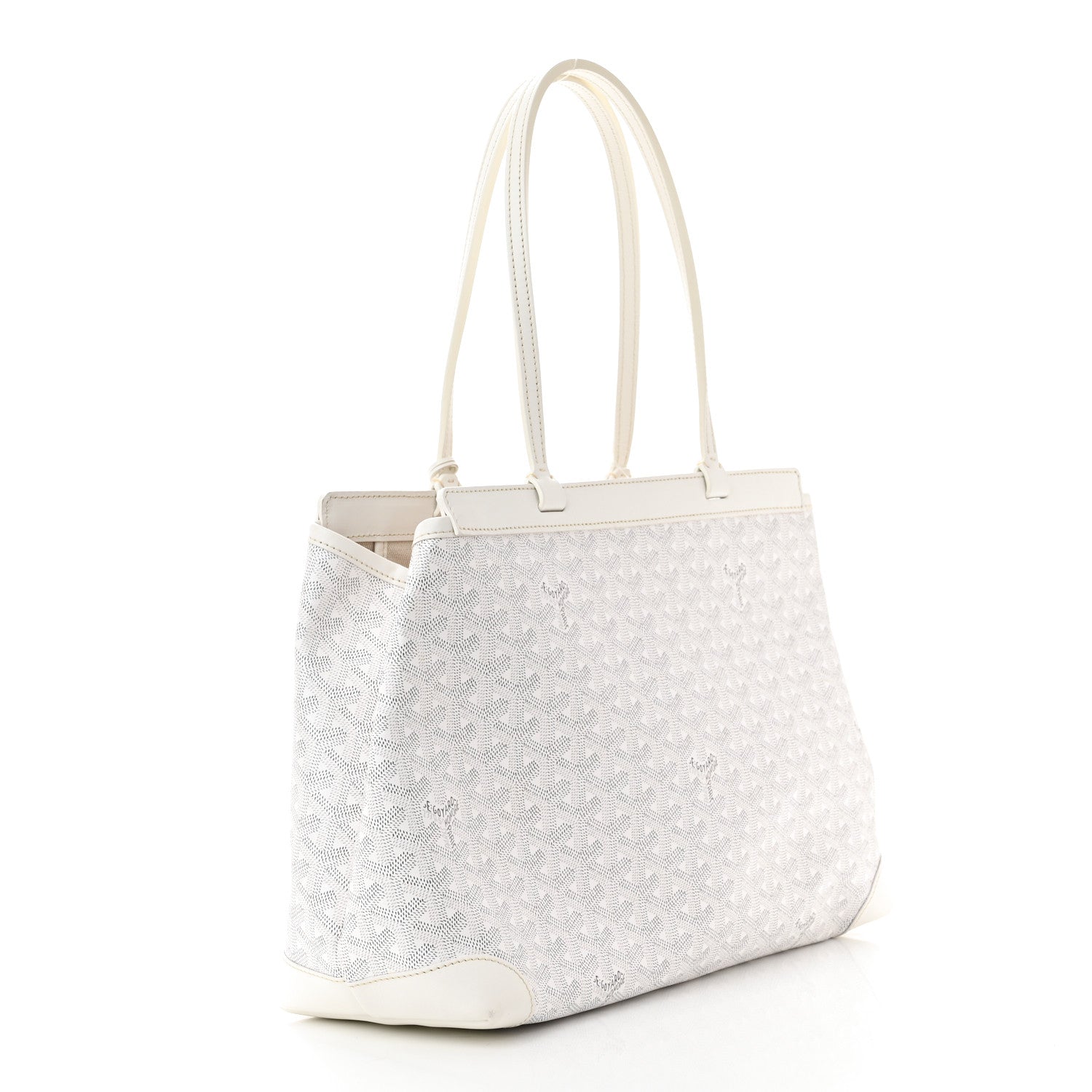 Goyard Goyardine Bellechasse PM White 3 of 10