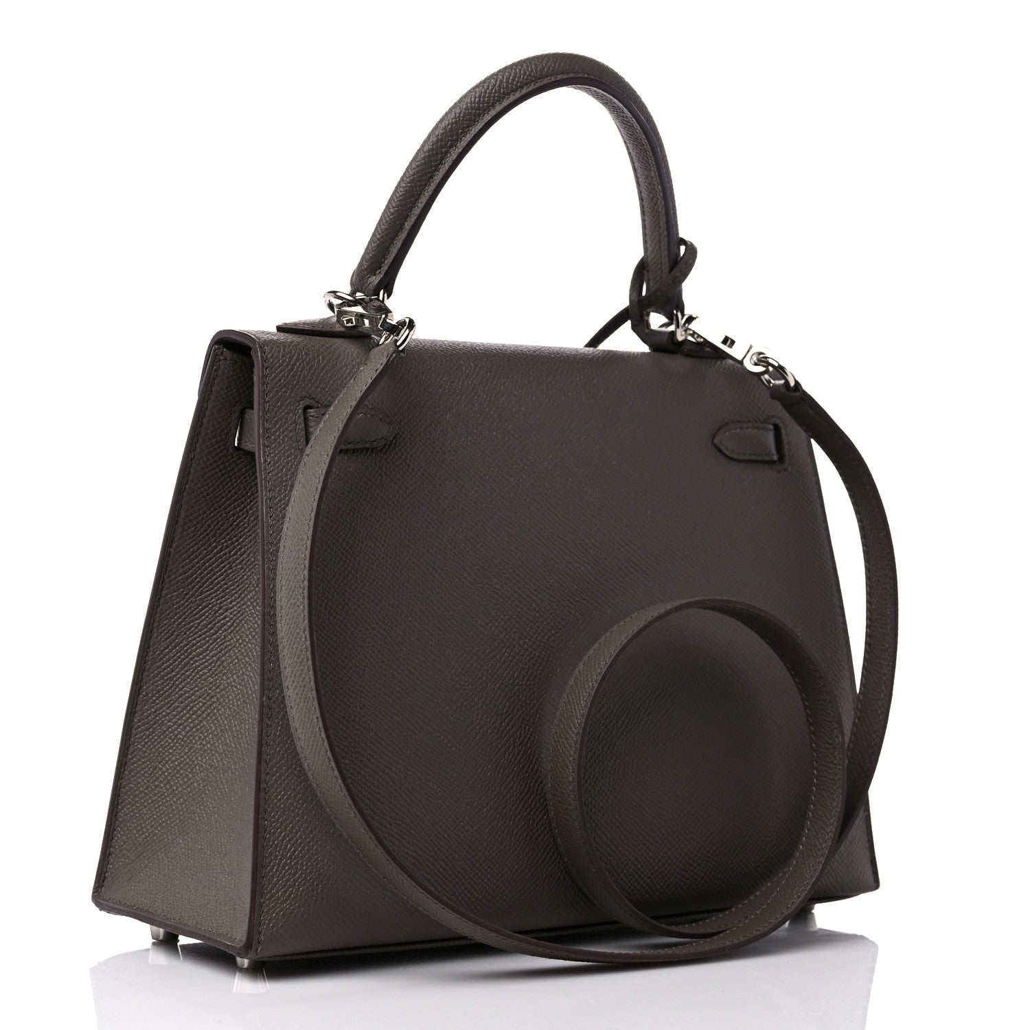 Hermes Epsom Kelly Sellier 25 Etain 3 of 13