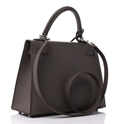 Hermes Epsom Kelly Sellier 25 Etain 3 of 13