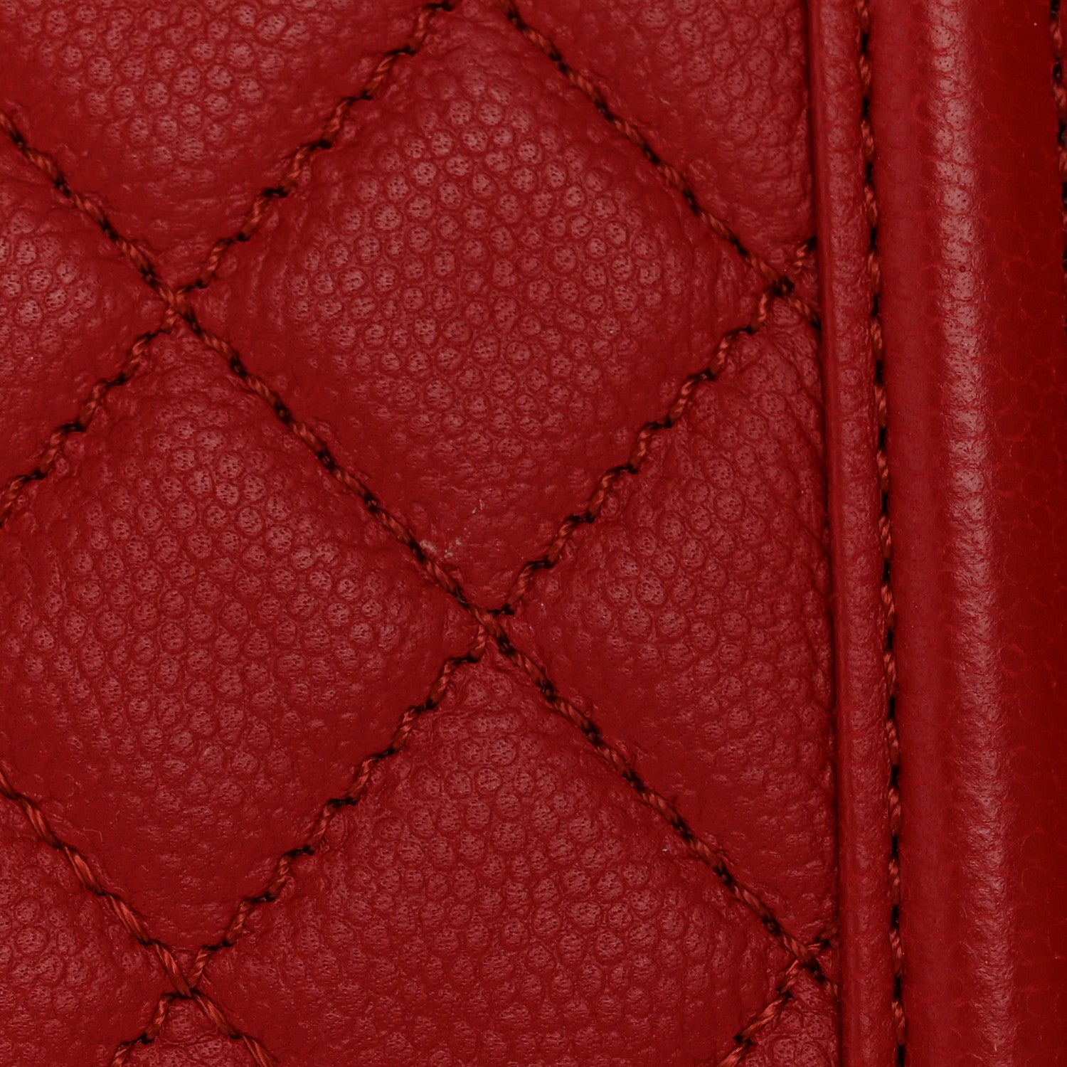 Chanel Caviar Quilted Medium Boy Flap Red 14 of 16