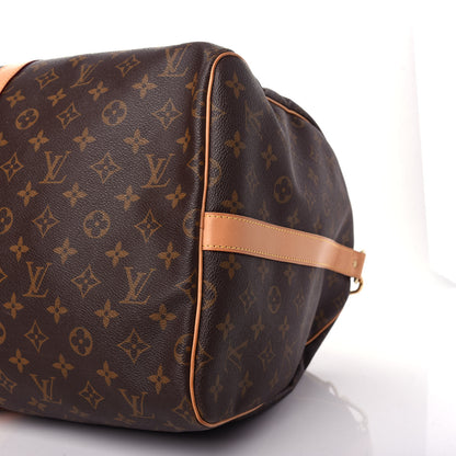 Louis Vuitton Monogram Keepall Bandouliere 55 9 of 10