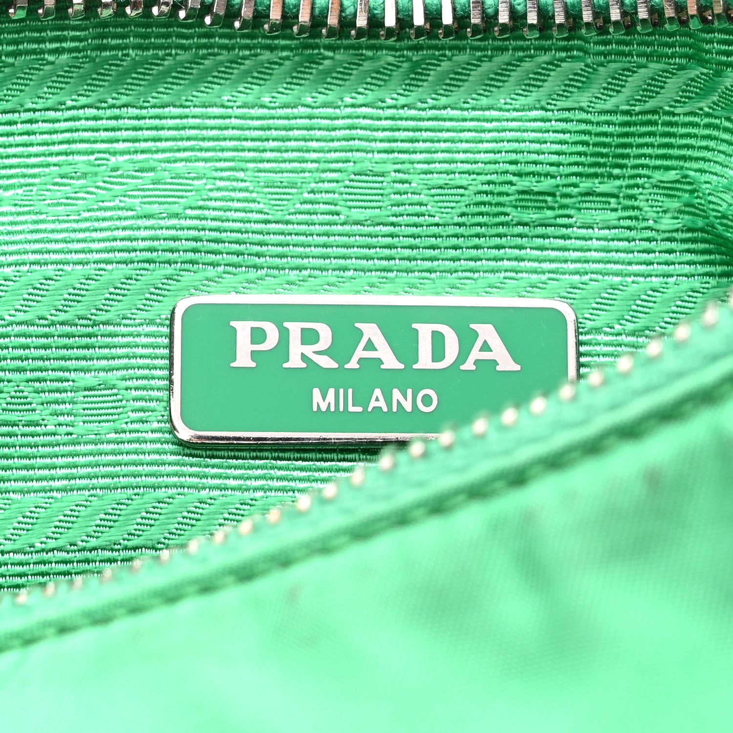 Prada Nylon Re-Edition 2005 Shoulder Bag Menta 5 of 9